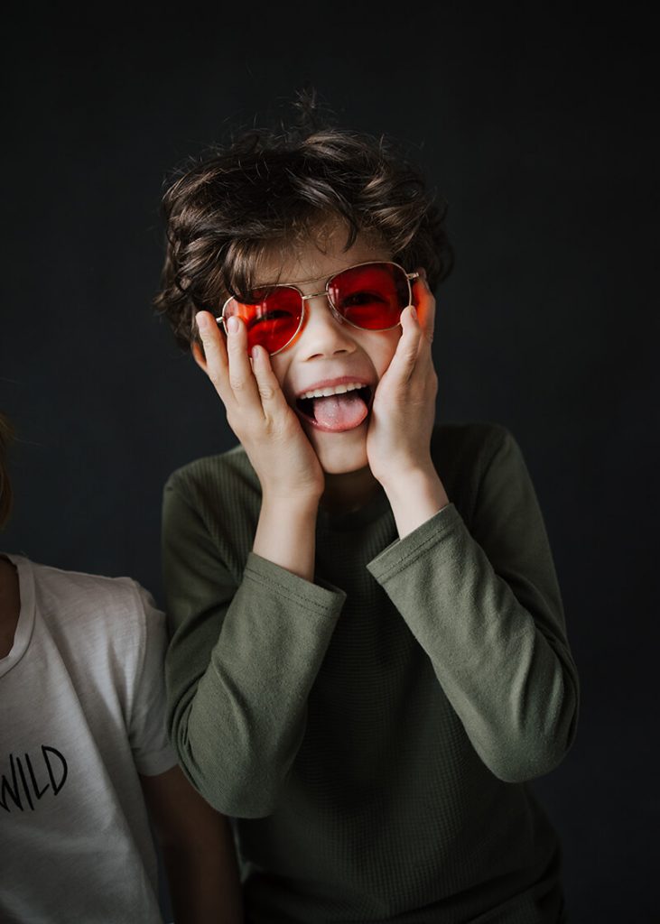 okulary blokujące niebieskie światło dla dziecka