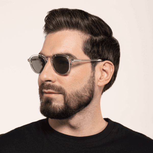 Okulary słoneczne Miami SunShield z przezroczystymi ramkami