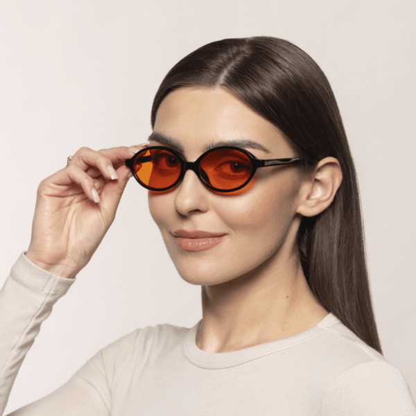 Okulary Tokyo NightShield z czarnymi oprawkami